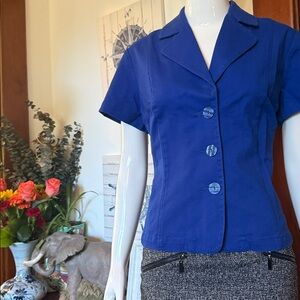 NWT northern reflections size small Blue Short Sleeve Blazer